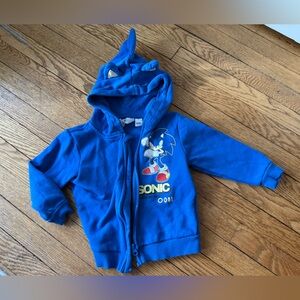 H&M Blue Sonic Kids Hoodie - Size 3 / 4